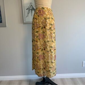 Vintage Anna USA Floral Skirt
